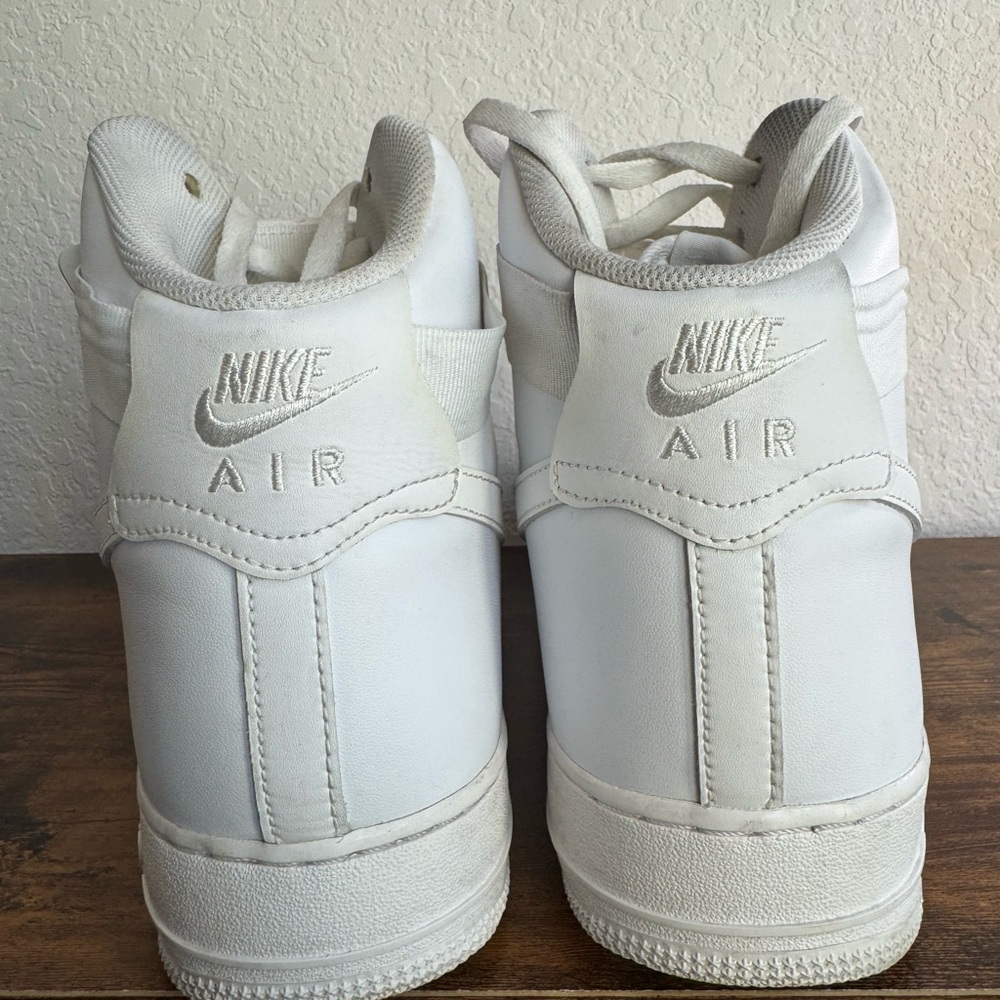 Nike Air Force 1 High '07 White Sneaker Casual Shoes Men's SZ 15 - Picture 3 of 16